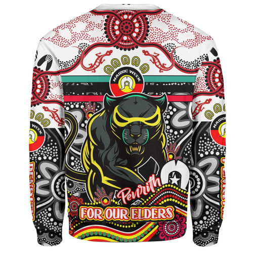 Penrith Panthers Naidoc Week Custom Sweatshirt - For Our Elders Home Jersey Sweatshirt Penrith Panthers Naidoc Week Custom Sweatshirt - For Our Elders Home Jersey Sweatshirt