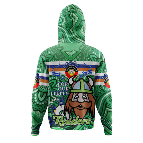 Canberra Raiders Naidoc Week Custom Hoodie - For Our Elders Home Jersey Hoodie Canberra Raiders Naidoc Week Custom Hoodie - For Our Elders Home Jersey Hoodie