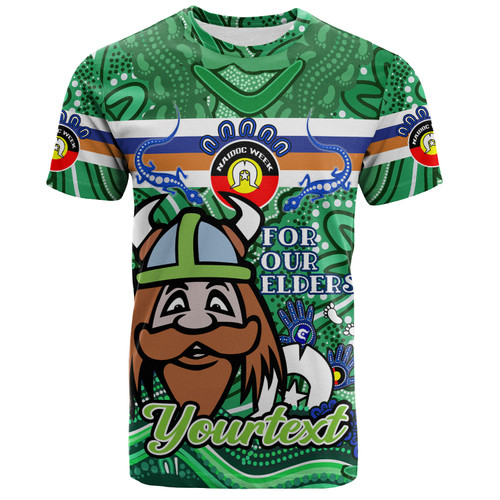 Canberra Raiders Naidoc Week Custom T-shirt - For Our Elders Home Jersey T-shirt Canberra Raiders Naidoc Week Custom T-shirt - For Our Elders Home Jersey T-shirt