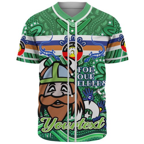 Canberra Raiders Naidoc Week Custom Baseball Shirt - For Our Elders Home Jersey Shirt Canberra Raiders Naidoc Week Custom Baseball Shirt - For Our Elders Home Jersey Shirt