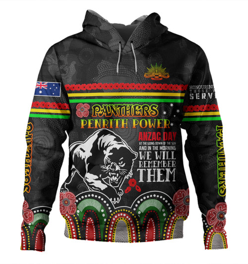 Penrith Panthers Anzac Custom Hoodie - Penrith Panthers Power Hoodie