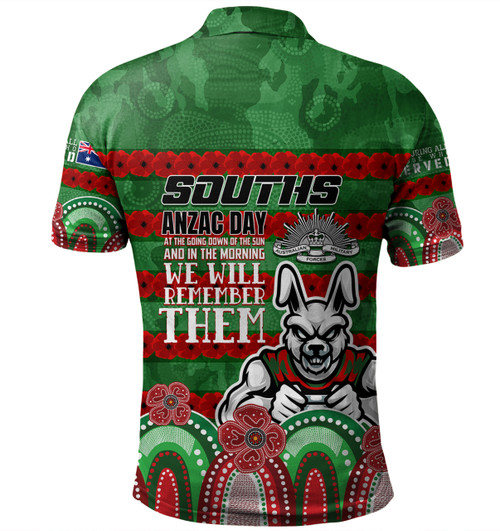 South Sydney Rabbitohs Custom Polo Shirt - Go The Mighty Heroes Polo Shirt