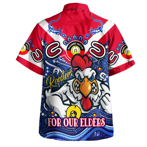 Sydney Roosters Naidoc Week Custom Hawaiian Shirt - For Our Elders Home Jersey Shirt Sydney Roosters Naidoc Week Custom Hawaiian Shirt - For Our Elders Home Jersey Shirt