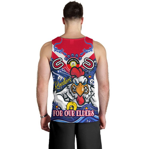 Sydney Roosters Naidoc Week Custom Men Tank Top - For Our Elders Home Jersey Tank Top Sydney Roosters Naidoc Week Custom Men Tank Top - For Our Elders Home Jersey Tank Top