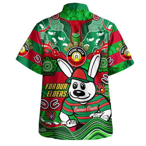 South Sydney Rabbitohs Custom Hawaiian Shirt - For Our Elders Home Jersey Shirt South Sydney Rabbitohs Custom Hawaiian Shirt - For Our Elders Home Jersey Shirt