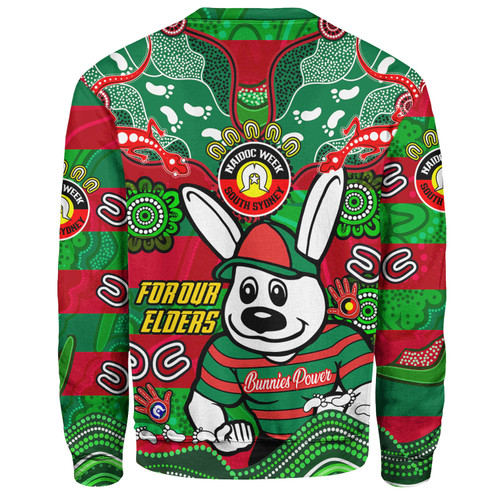 South Sydney Rabbitohs Custom Sweatshirt - For Our Elders Home Jersey Sweatshirt South Sydney Rabbitohs Custom Sweatshirt - For Our Elders Home Jersey Sweatshirt