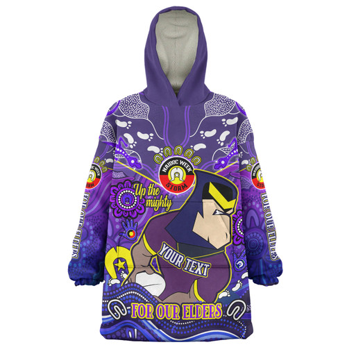 Melbourne Storm Naidoc Week Custom Snug Hoodie - For Our Elders Home Jersey
