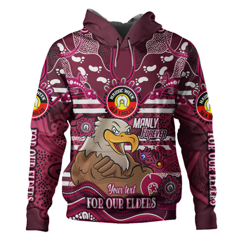 Manly Warringah Sea Eagles Custom Hoodie - For Our Elders Home Jersey Hoodie Manly Warringah Sea Eagles Custom Hoodie - For Our Elders Home Jersey Hoodie