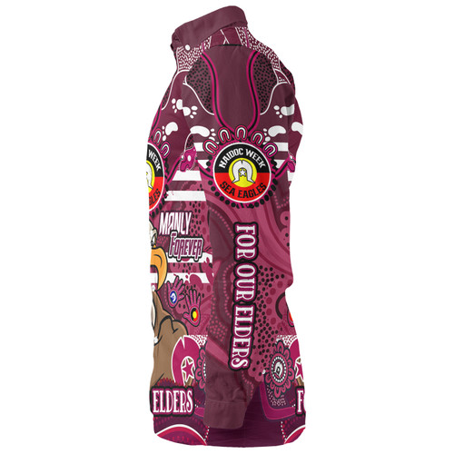 Manly Warringah Sea Eagles Custom Long Sleeve Shirt - For Our Elders Home Jersey Shirt Manly Warringah Sea Eagles Custom Long Sleeve Shirt - For Our Elders Home Jersey Shirt