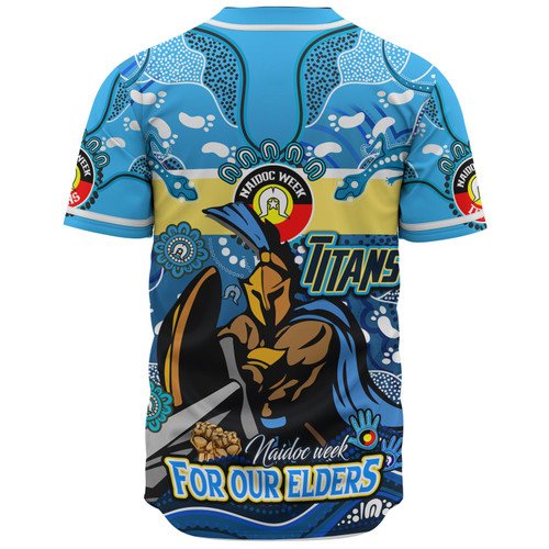 Gold Coast Titans Naidoc Week Custom Baseball Shirt - For Our Elders Home Jersey Shirt Gold Coast Titans Naidoc Week Custom Baseball Shirt - For Our Elders Home Jersey Shirt