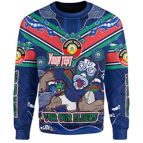 New Zealand WarriorsNaidoc Week Custom Sweatshirt - For Our Elders Home Jersey Sweatshirt New Zealand WarriorsNaidoc Week Custom Sweatshirt - For Our Elders Home Jersey Sweatshirt