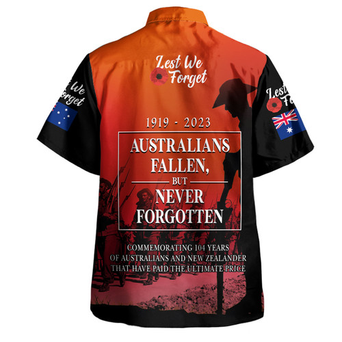 Australia Anzac Day Custom Hawaiian Shirt - Lest We For Get Anzac Quotes Shirt Australia Anzac Day Custom Hawaiian Shirt - Lest We For Get Anzac Quotes Shirt