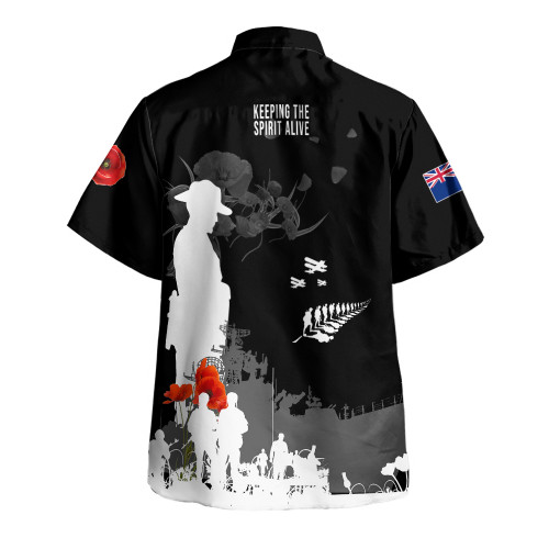 New Zealand Anzac Day Hawaiian Shirt - Keeping The Spirit Alive New Zealand Anzac Day Hawaiian Shirt - Keeping The Spirit Alive