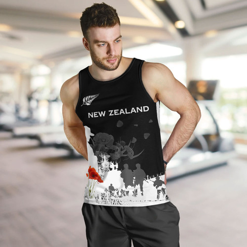 New Zealand Anzac Day Men Tank Top - Keeping The Spirit Alive Tank Top
