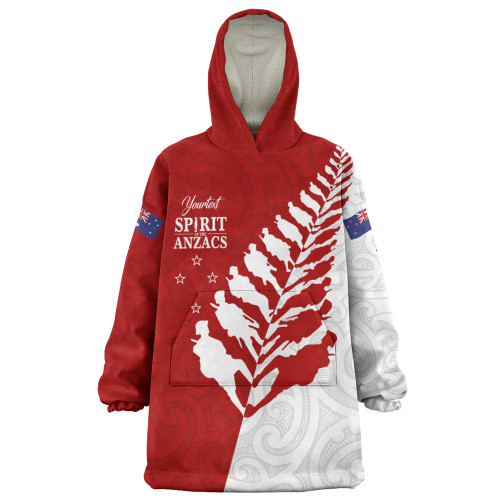Australia New Zealand Anzac Day Custom Snug Hoodie - Spirit Of The Anzacs