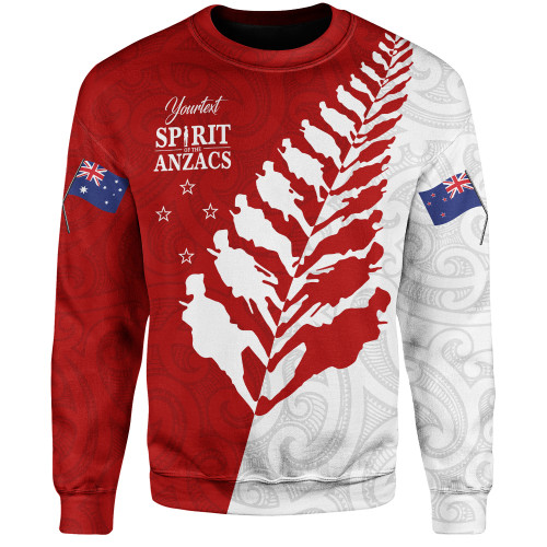 Australia New Zealand Anzac Day Custom Sweatshirt - Spirit Of The Anzacs Sweatshirt Australia New Zealand Anzac Day Custom Sweatshirt - Spirit Of The Anzacs Sweatshirt