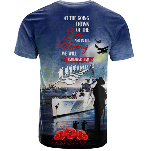 Australia Anzac Day T-shirt - At The Going Down Of The Sun T-shirt