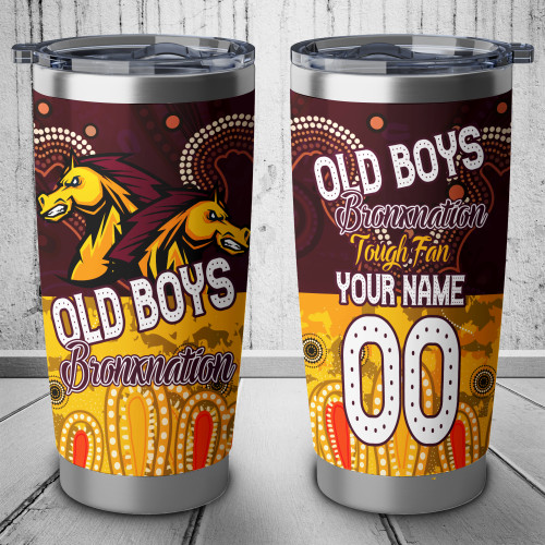 Brisbane Broncos Custom Tumbler - Old Boys Bronxnation Tumbler