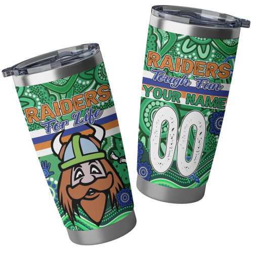 Canberra Raiders Custom Tumbler - Raiders Tough Fan Tumbler Canberra Raiders Custom Tumbler - Raiders Tough Fan Tumbler
