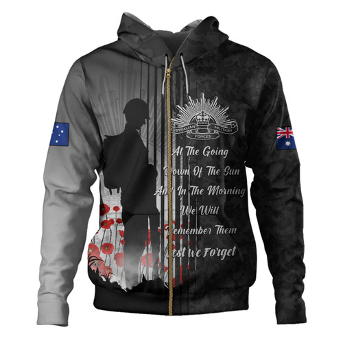 Australia Anzac Day Hoodie - Anzac Lest We Forget The Australian Army Hoodie