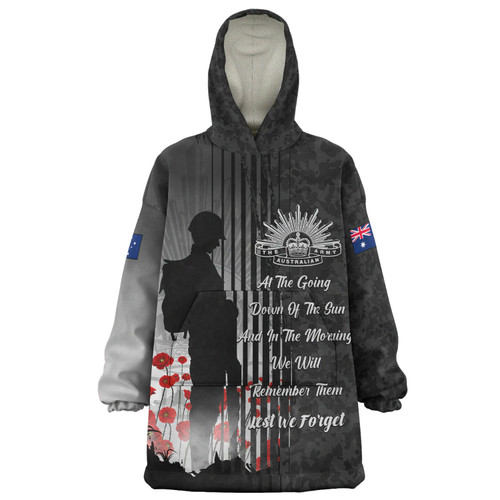 Australia Anzac Day Snug Hoodie - Anzac Lest We Forget The Australian Army Snug Hoodie