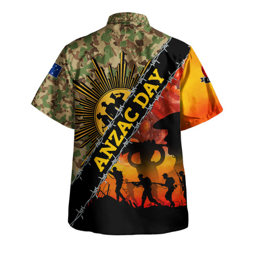 Australia Anzac Day Hawaiian Shirt - Anzac Lest We Forget Quotes Vintage Style Hwaiian Shirt2 Australia Anzac Day Hawaiian Shirt - Anzac Lest We Forget Quotes Vintage Style Hwaiian Shirt2