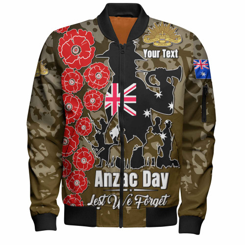 Australia  Anzac Custom Bomber Jacket - Lest We Forget Green Style Bomber Jacket Australia  Anzac Custom Bomber Jacket - Lest We Forget Green Style Bomber Jacket
