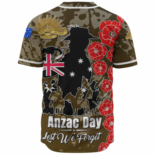 Australia  Anzac Custom Baseball Shirt - Lest We Forget Green Style Shirt Australia  Anzac Custom Baseball Shirt - Lest We Forget Green Style Shirt