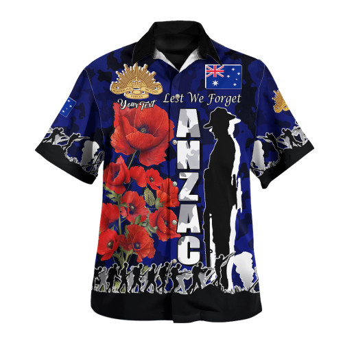 Australia  Anzac Custom Hawaiian Shirt - Anzac day Lest We Forget With Poppies And Camo Pattern Shirt Australia  Anzac Custom Hawaiian Shirt - Anzac day Lest We Forget With Poppies And Camo Pattern Shirt