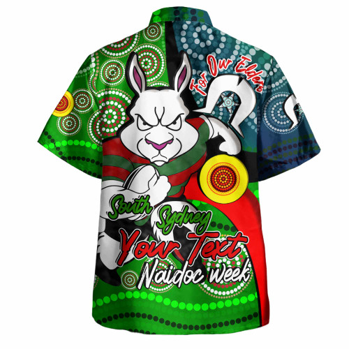 South Sydney Rabbitohs Custom Hawaiian Shirt - Rabbitohs Bunnies Naidoc Week For Our Elders With Dot Bunnies Sport Style Shirt South Sydney Rabbitohs Custom Hawaiian Shirt - Rabbitohs Bunnies Naidoc Week For Our Elders With Dot Bunnies Sport Style Shirt