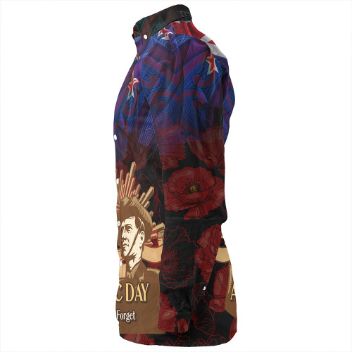 New Zealand Anzac Day Custom Long Sleeve Shirts - Soldier Maori Patterns Long Sleeve Shirts New Zealand Anzac Day Custom Long Sleeve Shirts - Soldier Maori Patterns Long Sleeve Shirts