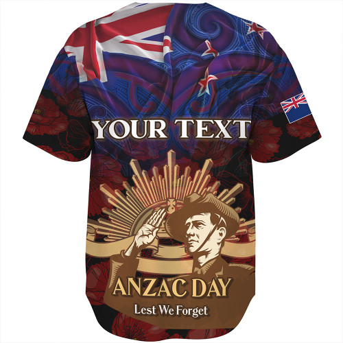 New Zealand Anzac Day Custom Baseball Shirt - Soldier Maori Patterns Baseball Shirt New Zealand Anzac Day Custom Baseball Shirt - Soldier Maori Patterns Baseball Shirt