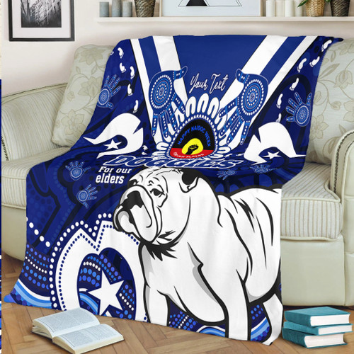 Canterbury-Bankstown Bulldogs Naidoc Week Custom Blanket - For Our Elders Doggies Aboriginal Inspired Blanket Canterbury-Bankstown Bulldogs Naidoc Week Custom Blanket - For Our Elders Doggies Aboriginal Inspired Blanket
