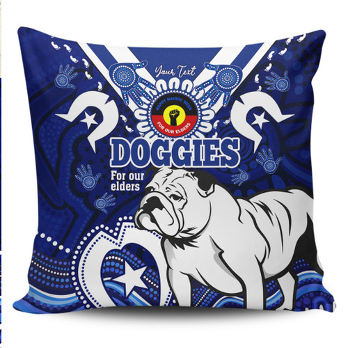 Canterbury-Bankstown Bulldogs Naidoc Week Custom Pillow Covers - For Our Elders Doggies Aboriginal Inspired Pillow Covers Canterbury-Bankstown Bulldogs Naidoc Week Custom Pillow Covers - For Our Elders Doggies Aboriginal Inspired Pillow Covers