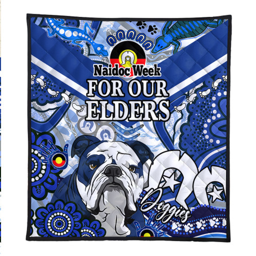Cronulla-Sutherland Sharks Naidoc Week Custom Quilt - Naidoc Week Doggies Quilt Cronulla-Sutherland Sharks Naidoc Week Custom Quilt - Naidoc Week Doggies Quilt