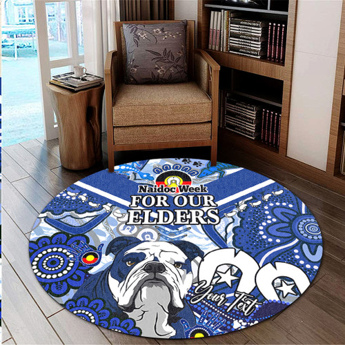 Cronulla-Sutherland Sharks Naidoc Week Custom Round Rug - Naidoc Week Doggies Round Rug Cronulla-Sutherland Sharks Naidoc Week Custom Round Rug - Naidoc Week Doggies Round Rug