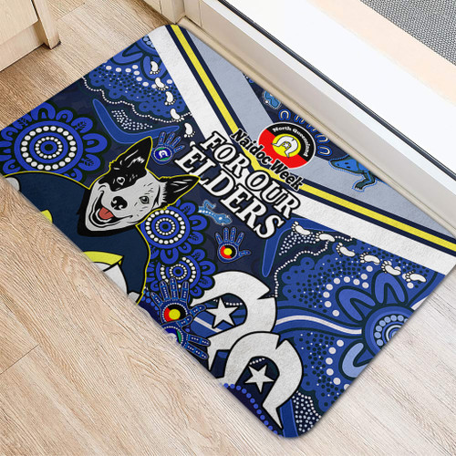 North Queensland Cowboys Naidoc Custom Door Mat - For Our Elders Home Jersey Door Mat