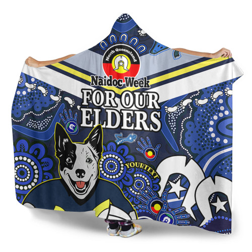 North Queensland Cowboys Naidoc Custom Hooded Blanket - For Our Elders Home Jersey Hooded Blanket North Queensland Cowboys Naidoc Custom Hooded Blanket - For Our Elders Home Jersey Hooded Blanket