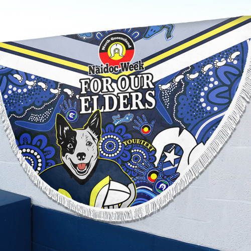 North Queensland Cowboys Naidoc Custom Beach Blanket - For Our Elders Home Jersey Beach Blanket North Queensland Cowboys Naidoc Custom Beach Blanket - For Our Elders Home Jersey Beach Blanket