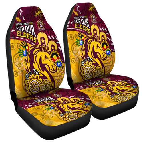 Brisbane Broncos Naidoc Week Custom Car Seat Covers - Bronx For Our Elders Aboriginal Inspired Car Seat Covers Brisbane Broncos Naidoc Week Custom Car Seat Covers - Bronx For Our Elders Aboriginal Inspired Car Seat Covers
