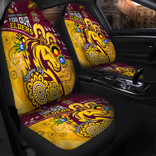 Brisbane Broncos Naidoc Week Custom Car Seat Covers - Bronx For Our Elders Aboriginal Inspired Car Seat Covers Brisbane Broncos Naidoc Week Custom Car Seat Covers - Bronx For Our Elders Aboriginal Inspired Car Seat Covers