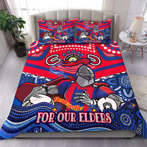 Newcastle Knights Naidoc Week Custom Bedding Set - For Our Elders Home Jersey Bedding Set Newcastle Knights Naidoc Week Custom Bedding Set - For Our Elders Home Jersey Bedding Set