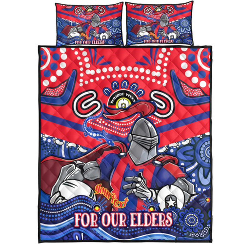 Newcastle Knights Naidoc Week Custom Quilt Bed Set - For Our Elders Home Jersey Quilt Bed Set Newcastle Knights Naidoc Week Custom Quilt Bed Set - For Our Elders Home Jersey Quilt Bed Set