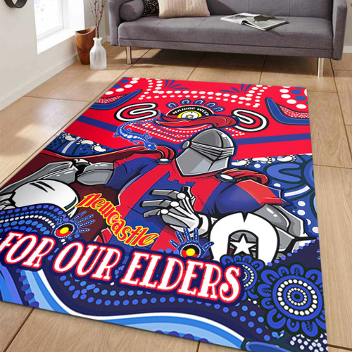 Newcastle Knights Naidoc Week Custom Area Rug - For Our Elders Home Jersey Area Rug Newcastle Knights Naidoc Week Custom Area Rug - For Our Elders Home Jersey Area Rug
