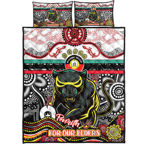 Penrith Panthers Naidoc Week Custom Quilt Bed Set - For Our Elders Home Jersey Quilt Bed Set Penrith Panthers Naidoc Week Custom Quilt Bed Set - For Our Elders Home Jersey Quilt Bed Set