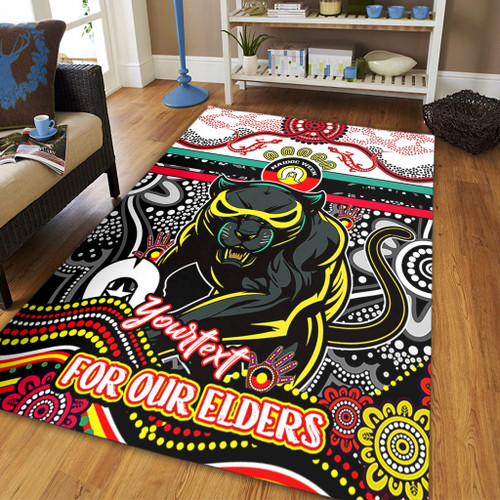 Penrith Panthers Naidoc Week Custom Area Rug - For Our Elders Home Jersey Area Rug Penrith Panthers Naidoc Week Custom Area Rug - For Our Elders Home Jersey Area Rug