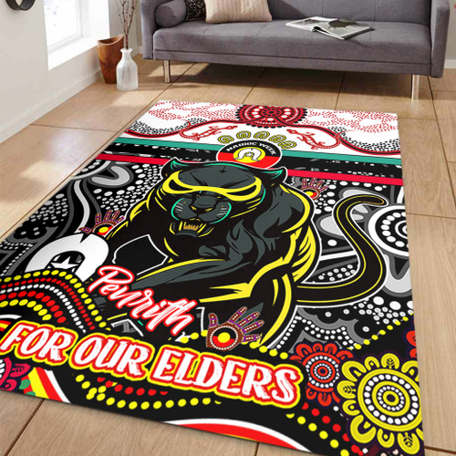 Penrith Panthers Naidoc Week Custom Area Rug - For Our Elders Home Jersey Area Rug Penrith Panthers Naidoc Week Custom Area Rug - For Our Elders Home Jersey Area Rug