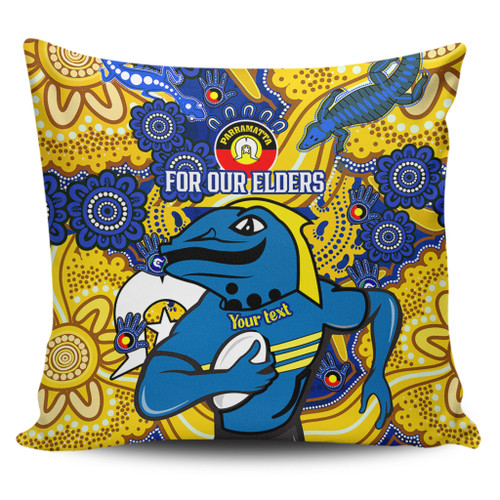 Parramatta Eels Naidoc Week Custom Pillow Covers - For Our Elders Home Jersey Pillow Covers Parramatta Eels Naidoc Week Custom Pillow Covers - For Our Elders Home Jersey Pillow Covers
