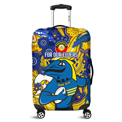 Parramatta Eels Naidoc Week Custom Luggage Cover - For Our Elders Home Jersey Luggage Cover Parramatta Eels Naidoc Week Custom Luggage Cover - For Our Elders Home Jersey Luggage Cover