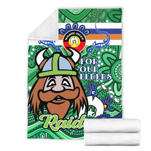 Canberra Raiders Naidoc Week Custom Blanket - For Our Elders Home Jersey Blanket Canberra Raiders Naidoc Week Custom Blanket - For Our Elders Home Jersey Blanket